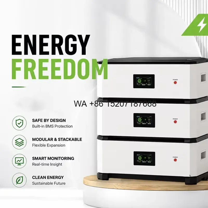 Wmwmnu for CE Certified 8000 Cycles Energy Storage System Residential Backup Power Solution 20kWh Stackable Lithium
