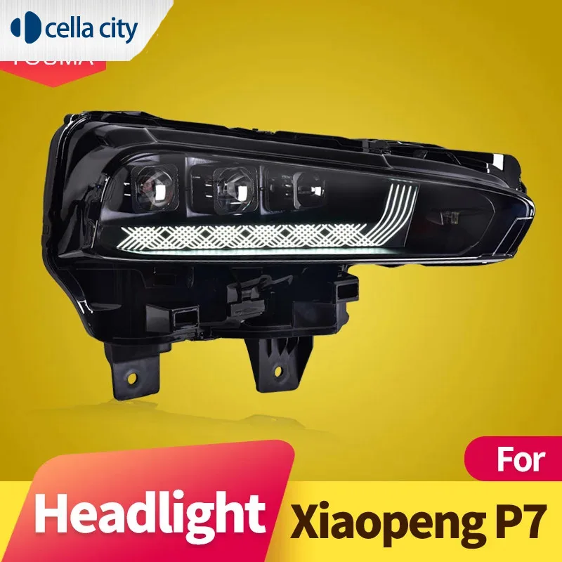 

Headlight Assembly for Xiaopeng P7 LED DRL LED Dual Beam Lens LED Sequential Turn Signal LED High Beam Lens