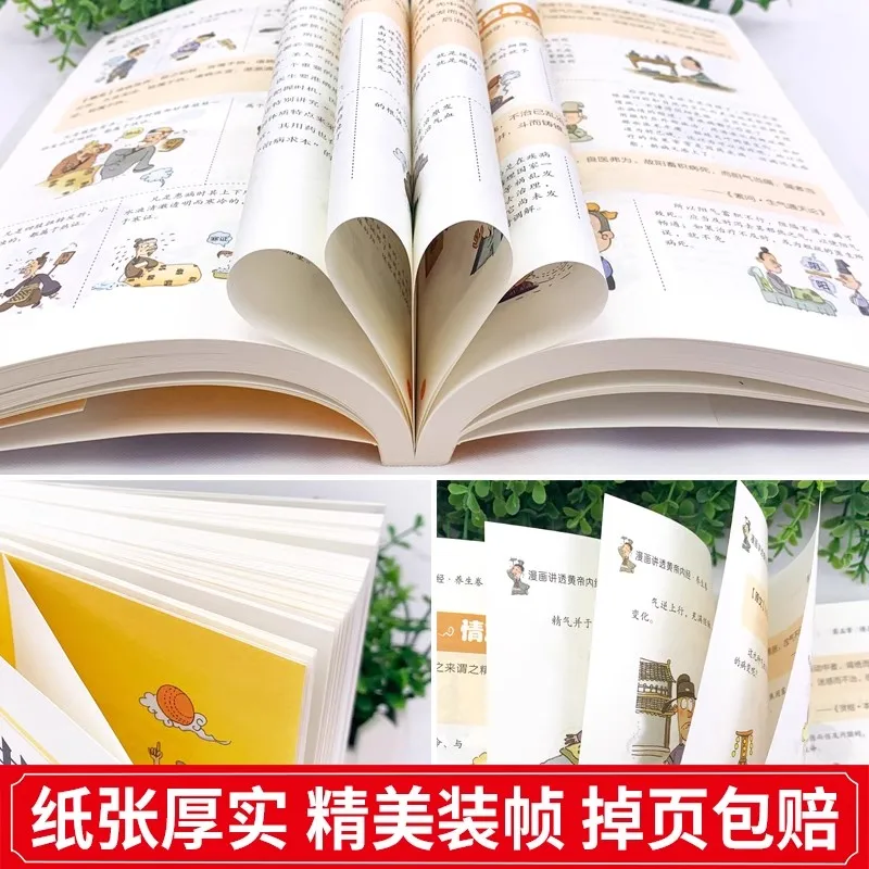 Huangdi Neijing: نسخة مصورة من المانجا، Vernacular الصينية، كتب الصحة للطب الصيني