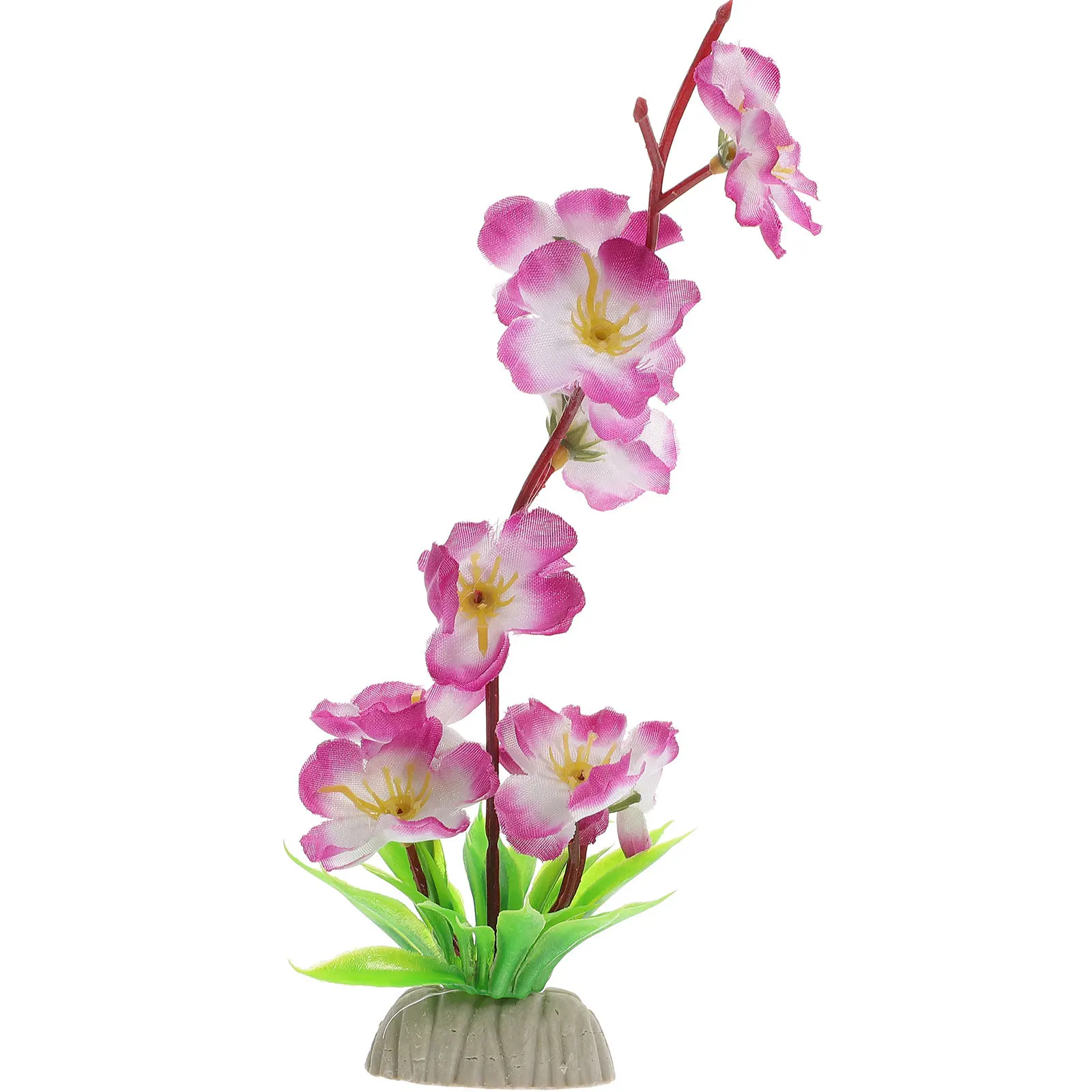 

Sushi Plate Plant Ornament Fake Statue Cold Dish Artificial Flower For Japanese Restaurant Sushi Plate Decor Plum Blossom