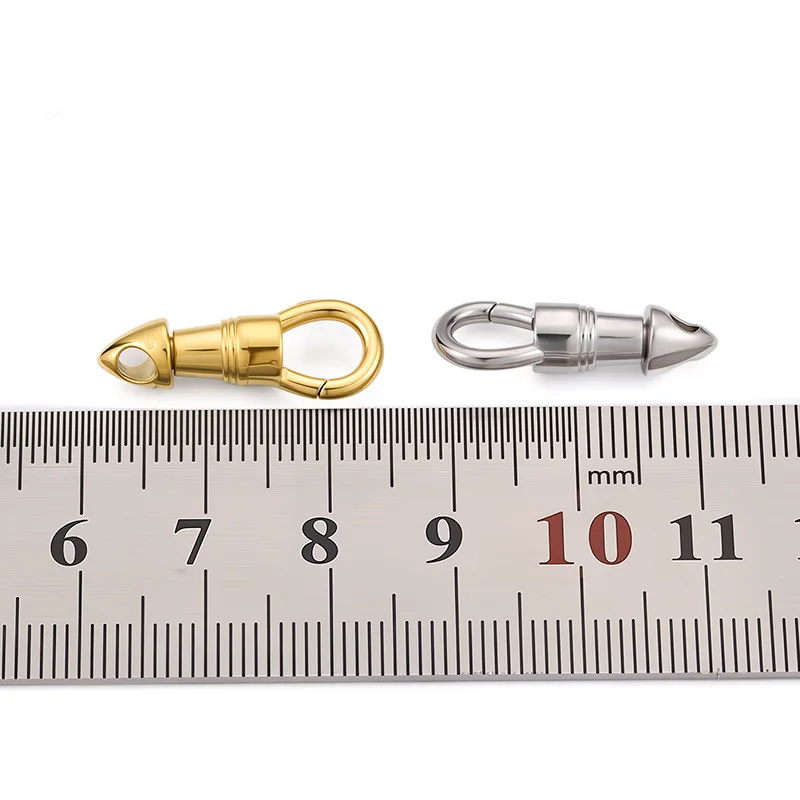 Stainless Steel Swivel Clip Bag Key Chain Hook Clasps Lobster Clasp Hooks Connectors for DIY Jewelry Making Supplies Accessories