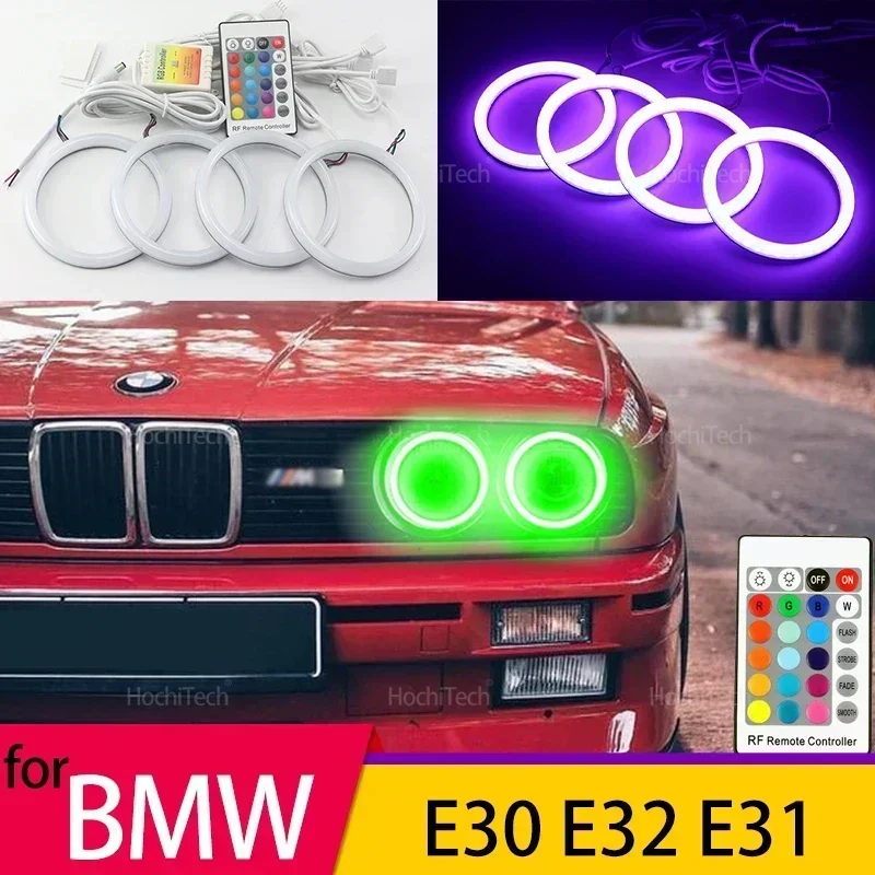 

High Quality for BMW E30 E32 E31 Car Daytime Running Light RGB DRLs - 16 Colors, 4 Flashing Patterns, Adjustable Brightness