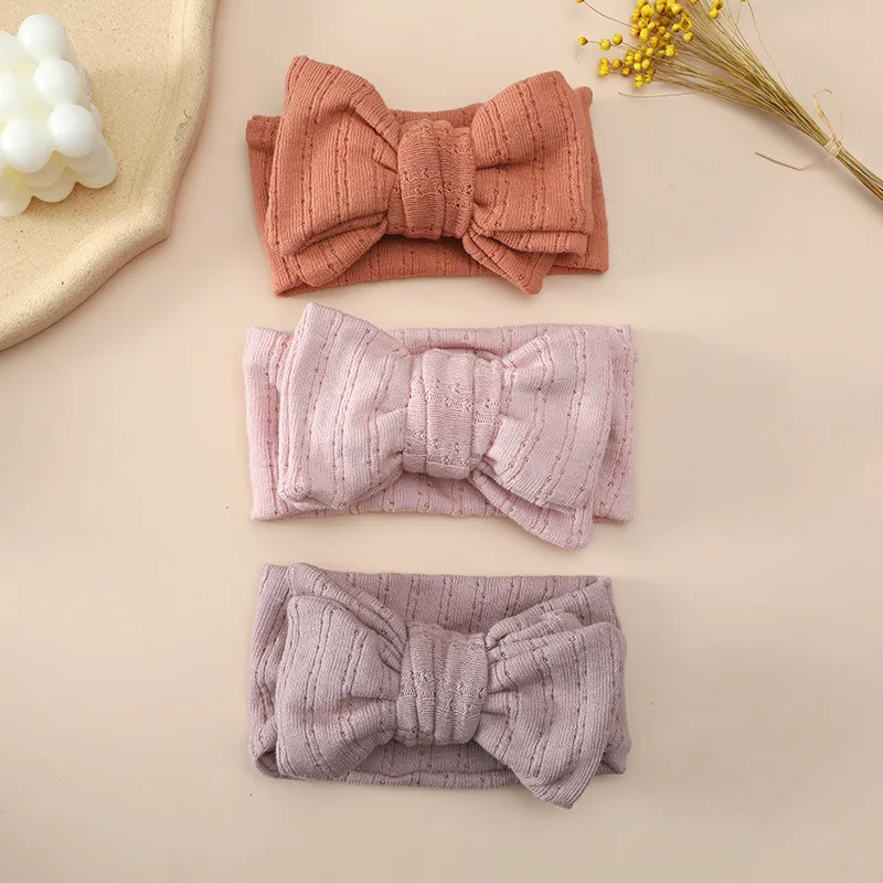 

3Pcs/Lot Cable Knit Baby Headbands For Children Elastic Baby Girl Turban Kids Hair Bands Newborn Headwrap Baby Hair Accessories