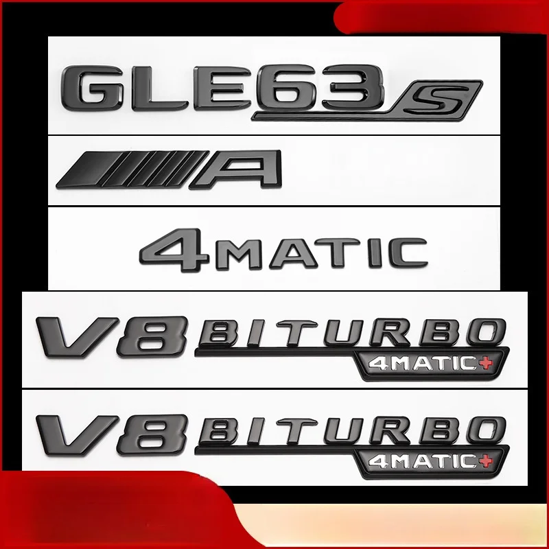 Эмблема C63 C300 GLE 300 GLE450 GLE53 TURBO 4matic, наклейки для автомобилей Mercedes-Benz AMG