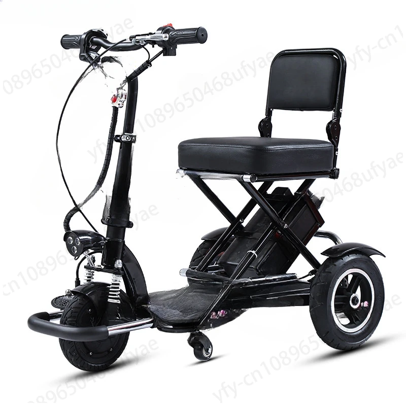 For Seniors Mobility Scooters Disabled Three Wheeler Trike 48V12A40-50KM Folding Electric Tricycle