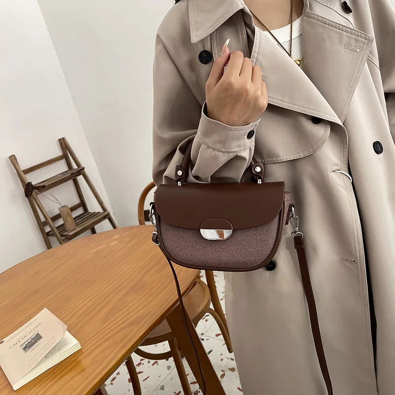 حقيبة كروس نسائية كلاسيكية جديدة لعام 2025، محفظة كتف متعددة الاتجاهات من الجلد الطبيعي، حقيبة ذات سعة كبيرة للعمل والمواعدة غير الرسمية #2