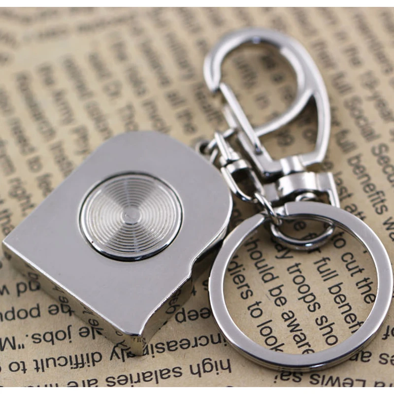 Engine Rotary Rotor Keychain Silver HOT Auto Part Model Automotive Accessories Wankel Keyring Key Ring Chain Keyfob