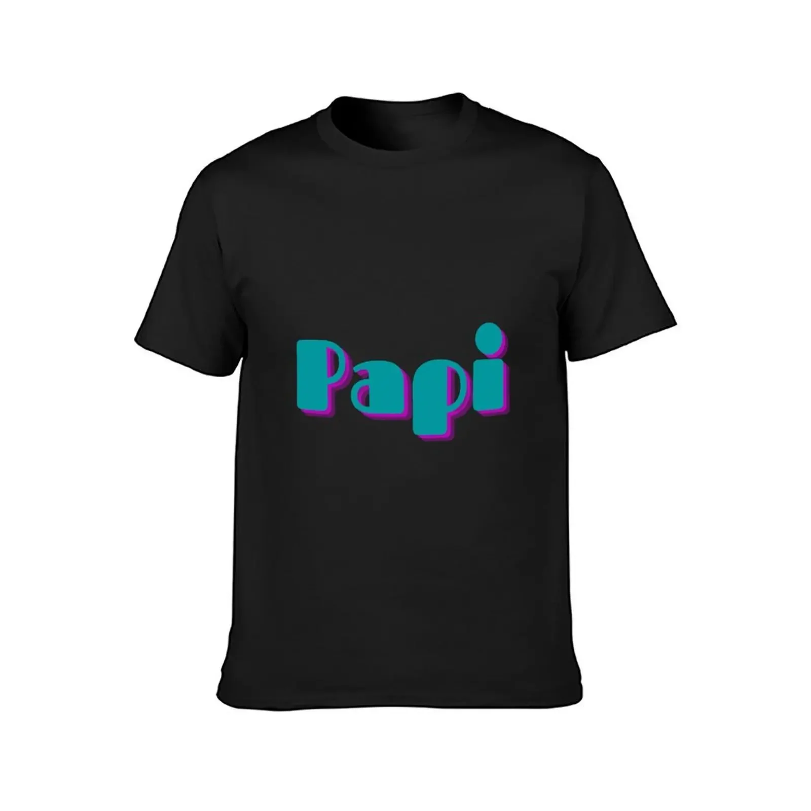 Papi T-Shirt blanks Blouse vintage graphic tee t shirt men