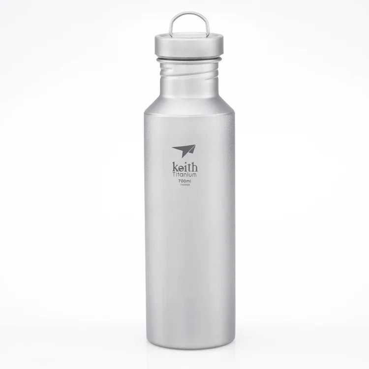 

Large Capacity 700ml/23.6oz Titanium New Material Sports Water Bottle Leap Proof and Leakproof Drinkware for Camping & Hiking