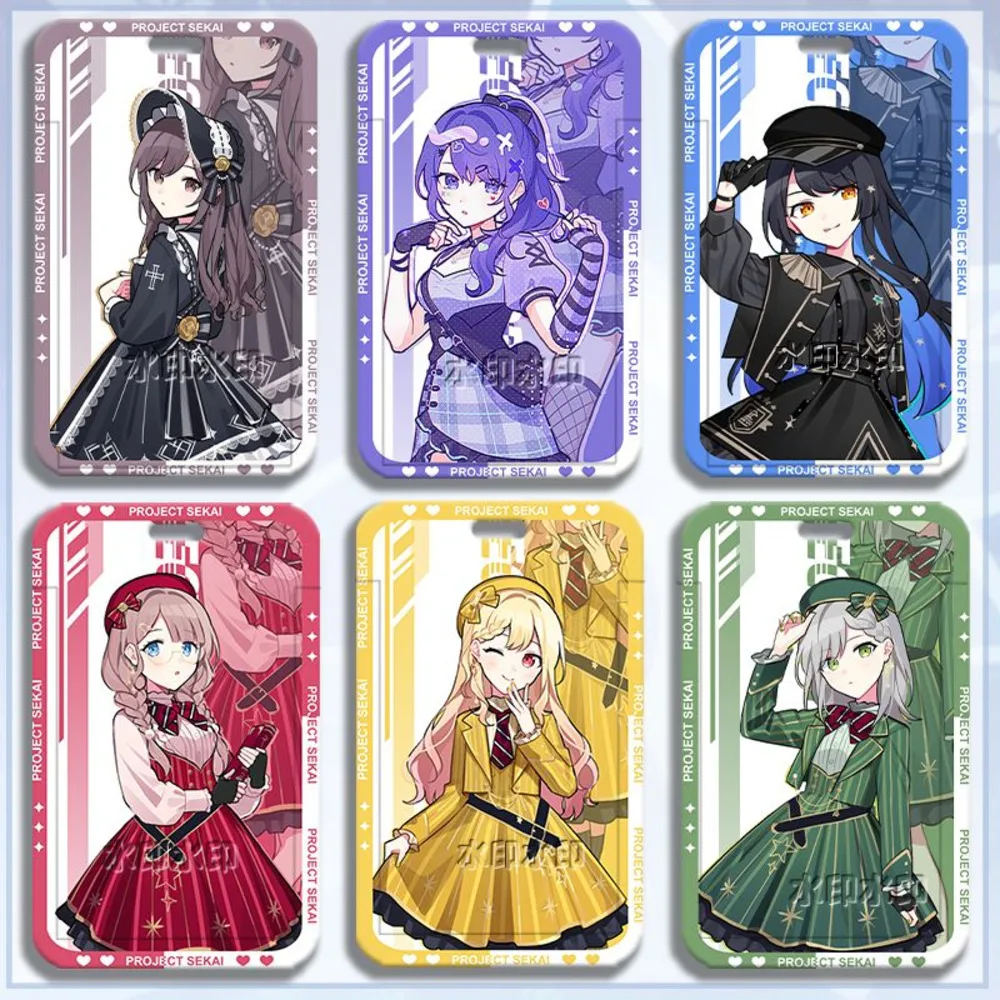 

Anime Project Sekai Akiyama Mizuki SHINONOME ENA Protector ID Card Holder Neck Strap Pendant Work Credential Case
