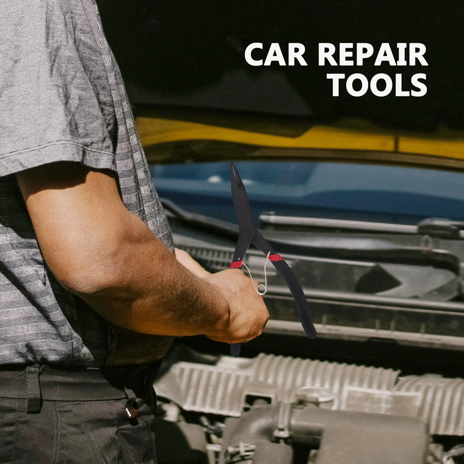 

9-Inch Snap Ring Pliers Reliable Circlip Pliers for Transmission Clutch Shaft Lock Ring Removal Installation Bearing Shaft Tools