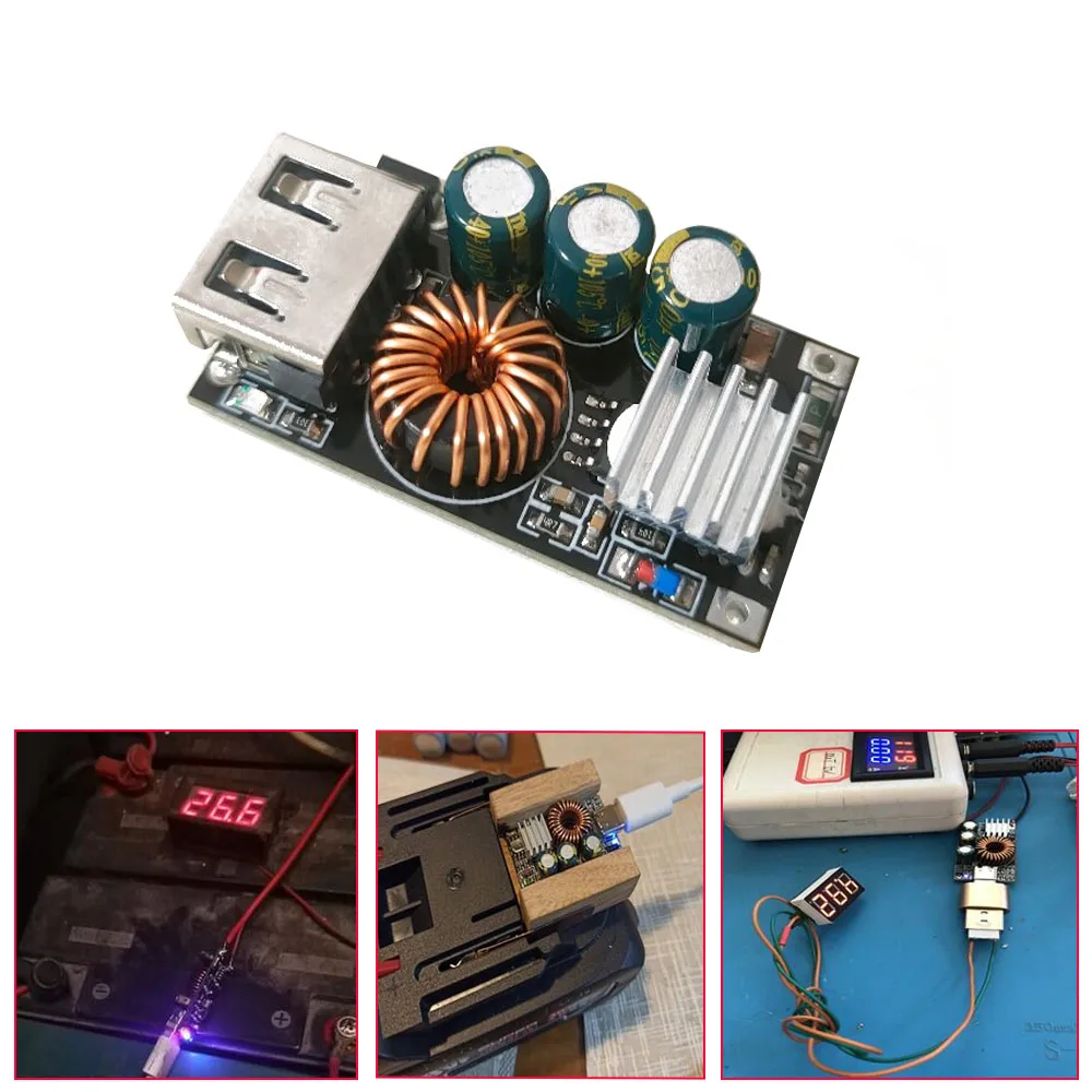 QC4.0 QC3.0 USB Mobile Phone Quick Charge Power Module Power Bank 5A Boost Charger Circuit Board Mobile Power Module