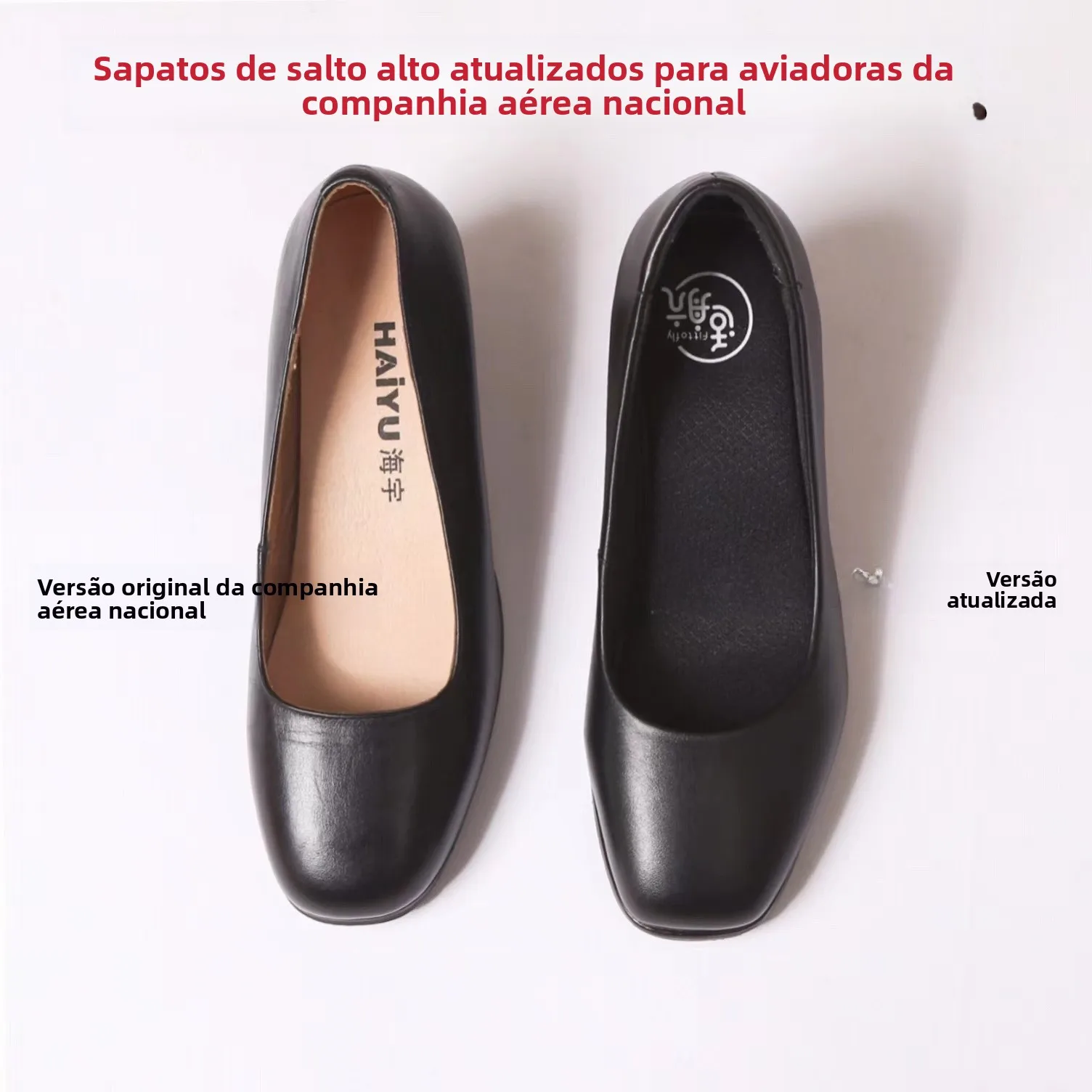 black-leather-stewardess-shoes-flat-bottom-soft-work-shoes-women's-high-heels-airline-head-pig-skin-winter-collection