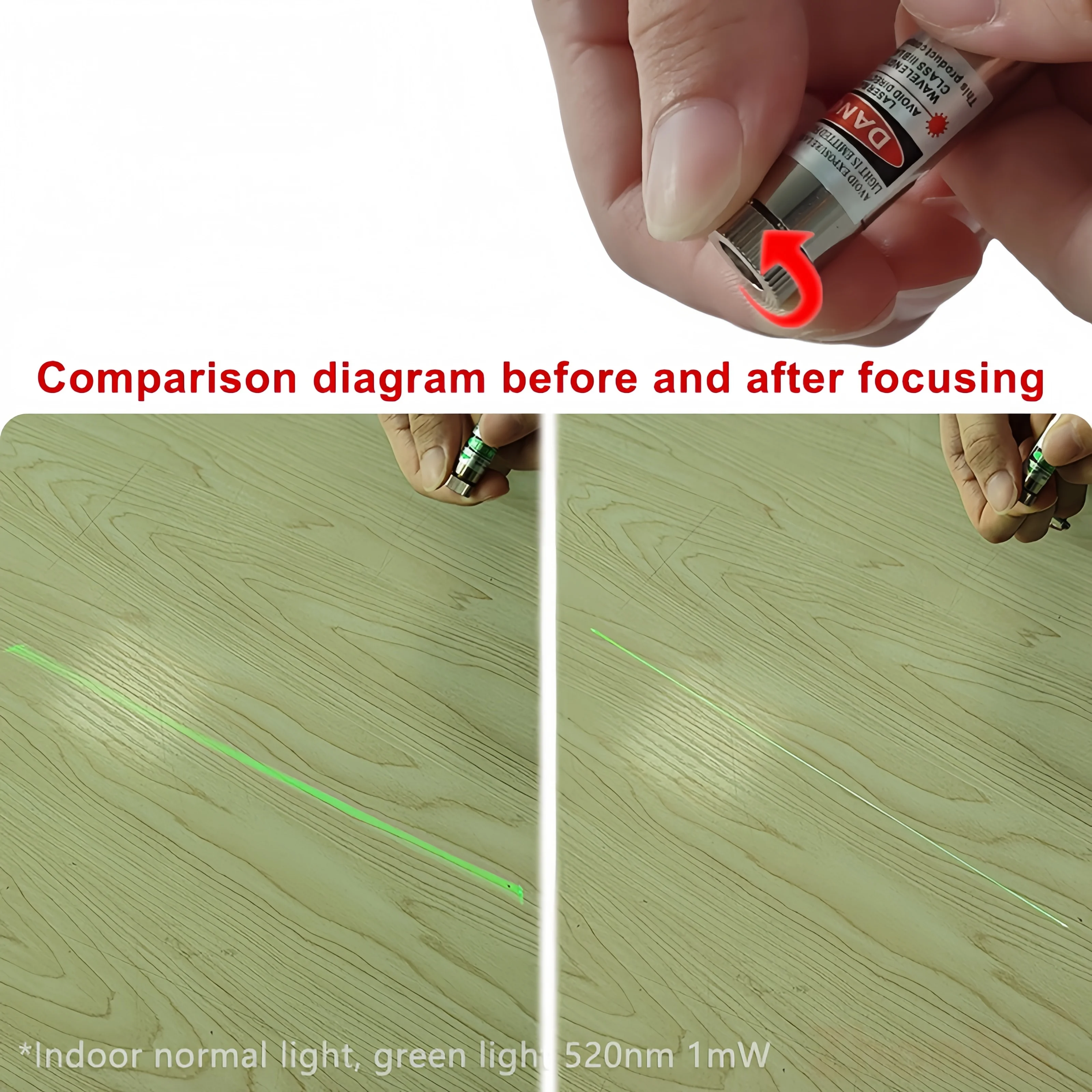 وحدة ليزر متقاطعة معايرة، عدسة زجاجية للضوء الأحمر والأخضر، قطر الصمام الثنائي القابل للتعديل، أداة بصرية 12 مم