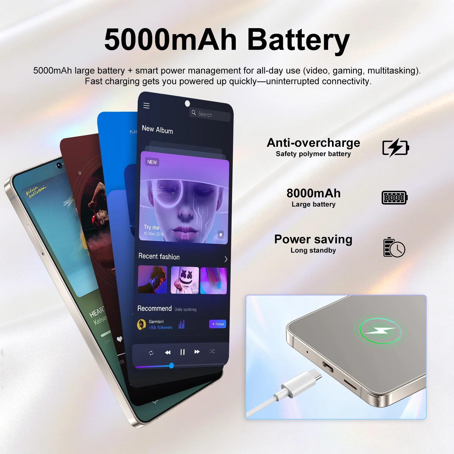IVMI Global XS26 Ultra Smartphone 6.9-inch Android12 4GB RAM 32GB ROM Face ID 4G Network Google Play Store Phone