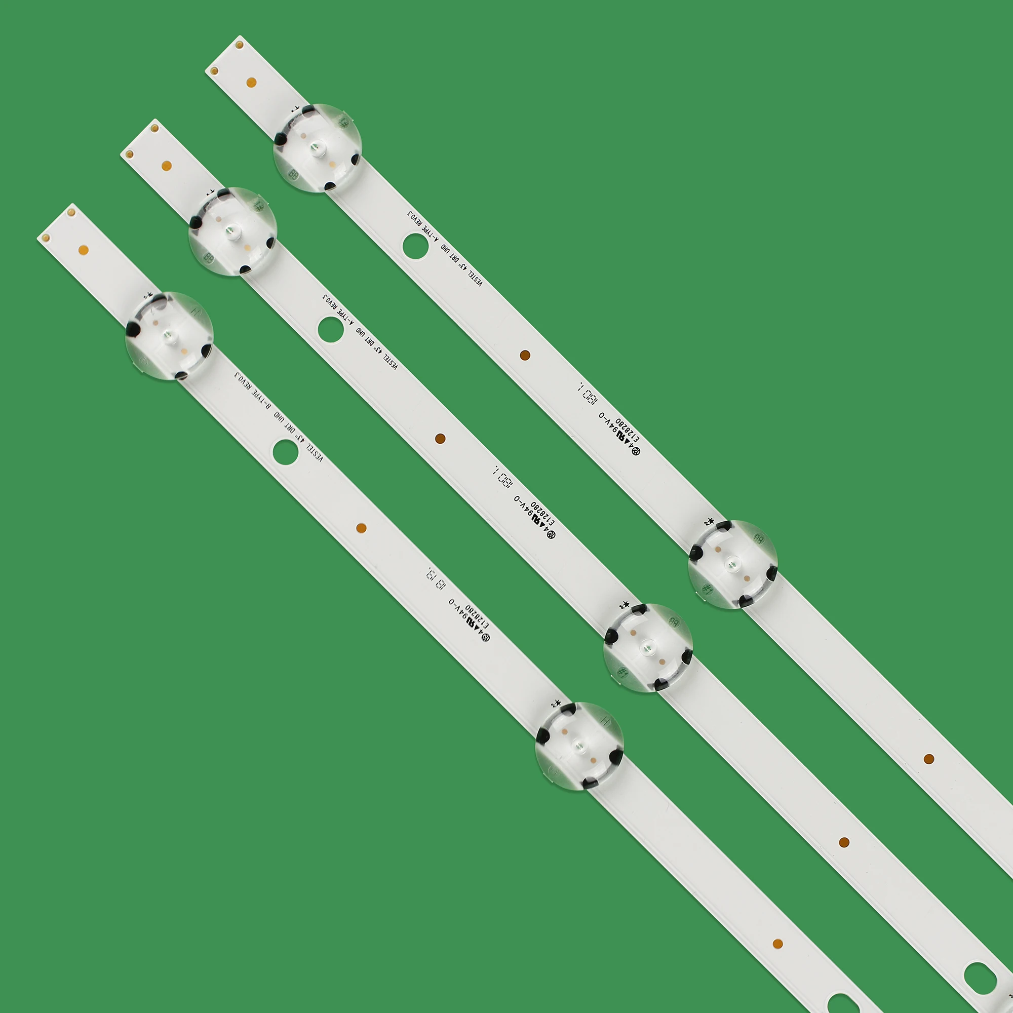 Taśma podświetlająca LED 817 mm 8/9 diod LED do VES430QNDL-2D-U11 JL.D 43081330 -078GS-M JL.D 43091330 D43U600M4CW 43HT1700 43R6010