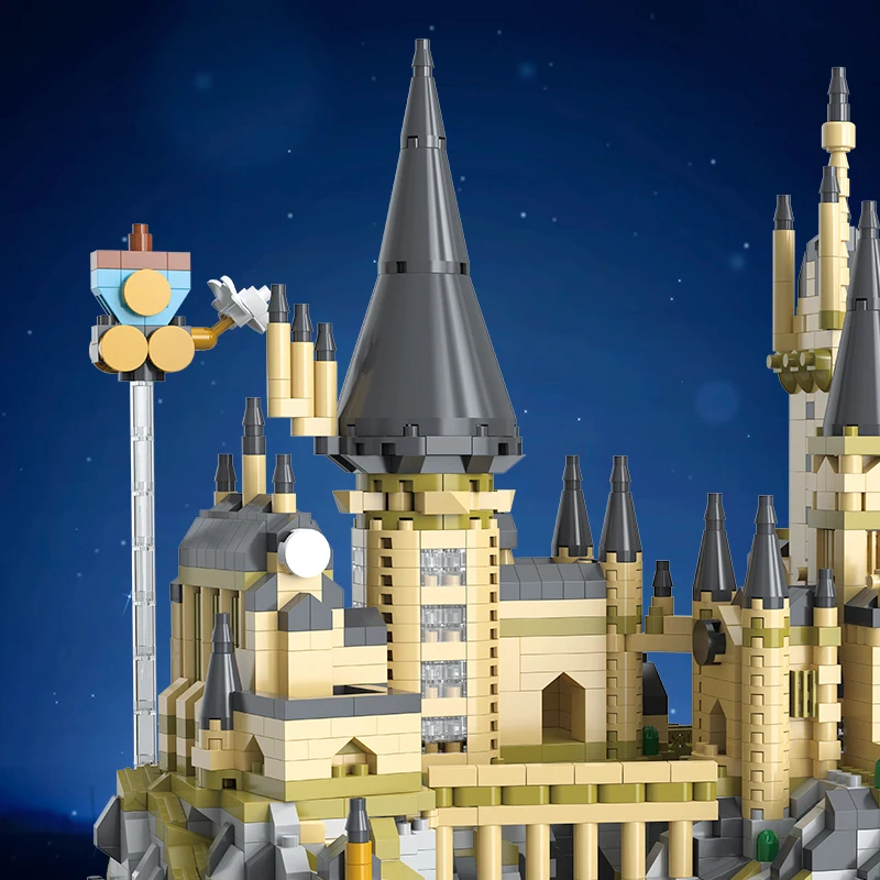 2700+pcs Magic World Medieval Castle MOC City Building Bricks Model Blocks Toys for Children Kids Adult 3.5mm Micro Block Sets