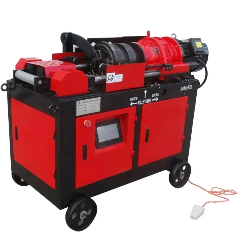 Fully Automatic Electric 7.5KW Rebar Thread Rolling Machine New Construction Bar Threading Machine with Core Motor Components