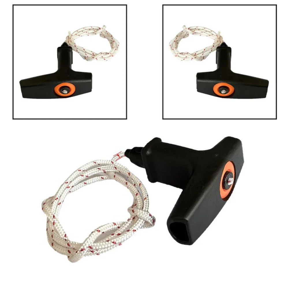4.0mm Pull Starter Handle For For MS For TS Series Devices,Replace 1122 190 3400 Pull Handle Pull Cord Line Rope For Lawnmowers