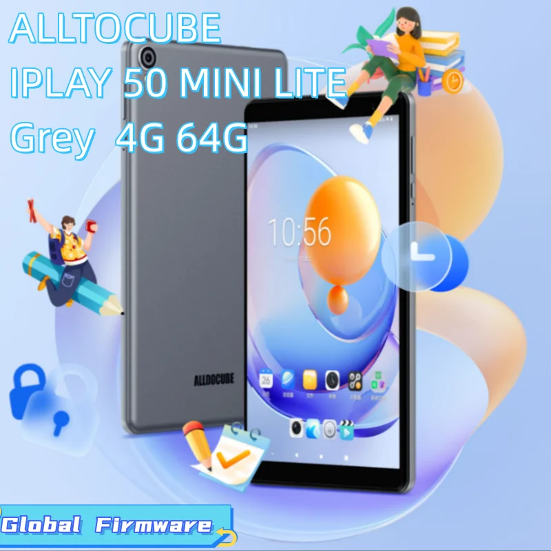 Alldocube-Iplay50 Mini Lite Android 13, Version globale, Tamanho Mini, 8 ", 4 Go de RAM, 64 Go, Dean, 4000mAh, WiFi 5G