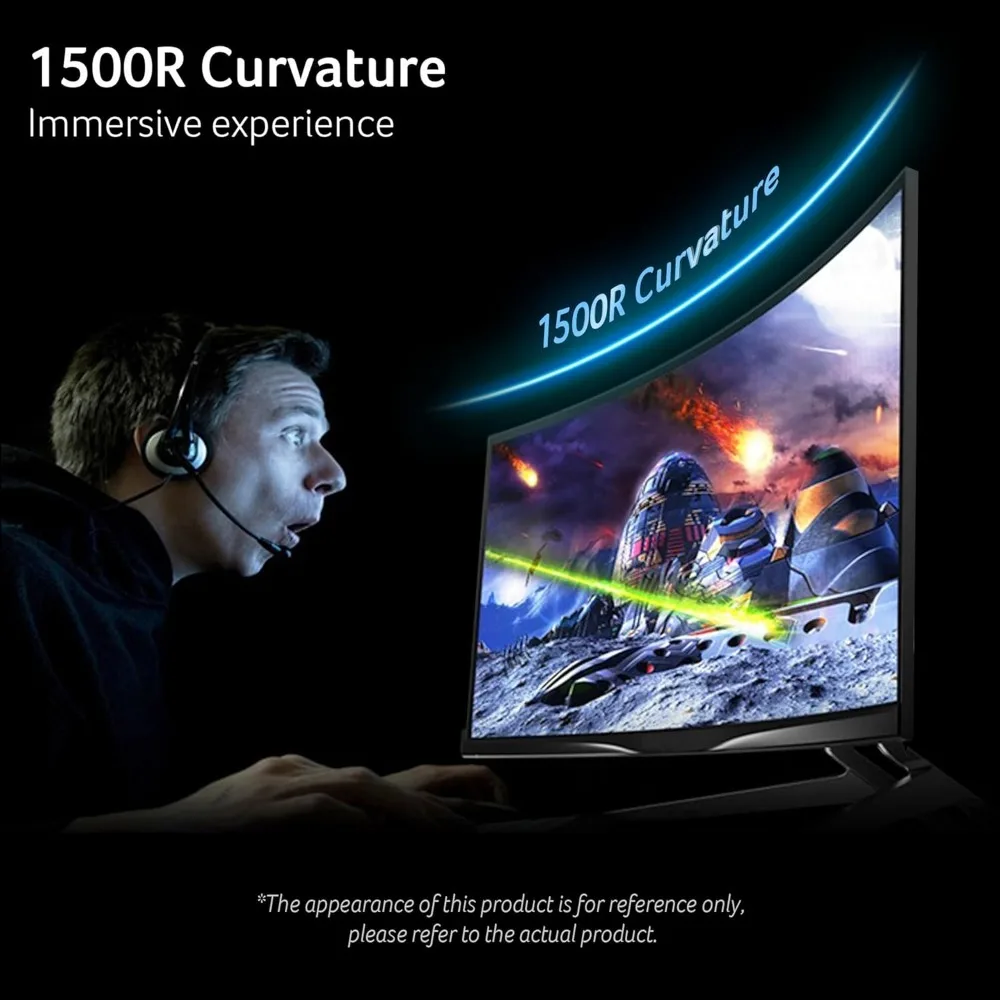 Nitro-UWQHD Moniteur de jeu PC incurvé Bloody R, AMD FreeDivipremium, rafraîchissement jusqu'à 3440Hz, 34 pouces, 1440x180