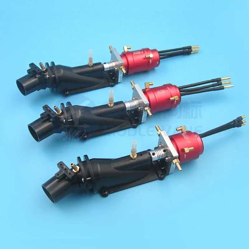 26mm Diameter Water Jet Thruster Jet Pump+2835/2850/2860/3650 Motor+Water Cooling Jacket Remote Control Ship Model Modified