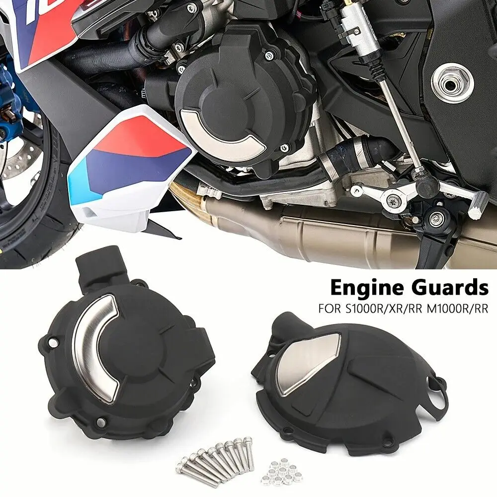 

Motorcycle Black Engine Hood Clutch Protective Cover Suitable For BMW S1000R S1000XR S1000RR M1000R M1000RR