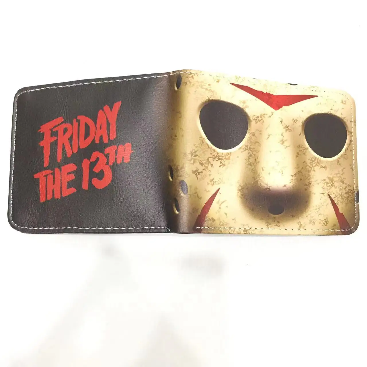 Hot Friday Horror theme Wallet Men Women Card Holder Short Purse Leather Wallets for Yong Wholesale