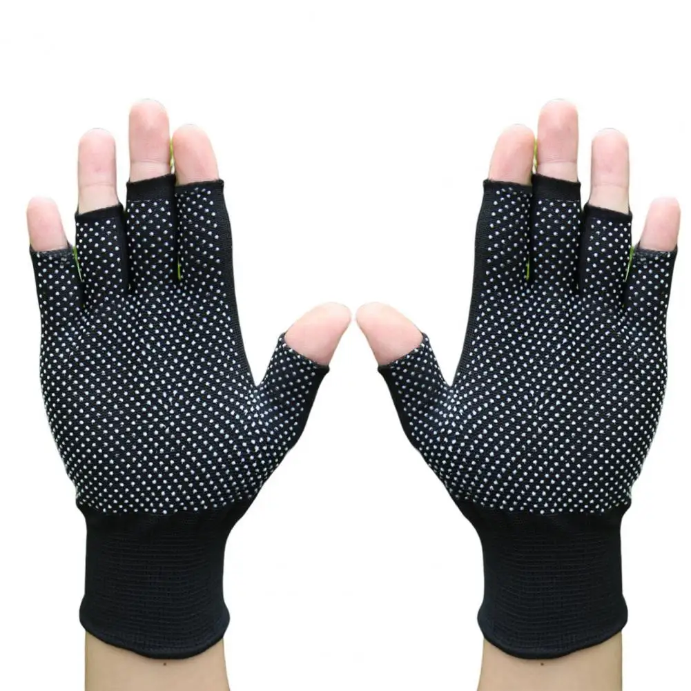 Rękawiczki sportowe Antypoślizgowe rękawiczki przeciwsłoneczne bez palców Letnie rękawiczki wędkarskie Outdoor Gym Workout Fitness Glove