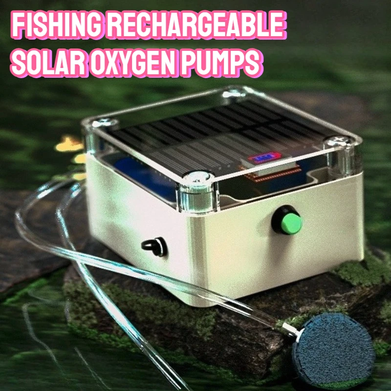 

Портативные солнечные аккумуляторные кислородные насосы для рыбалки на открытом воздухе, для ночной рыбалки, с длительным сроком службы, для увеличения содержания кислорода, рыболовные снасти
