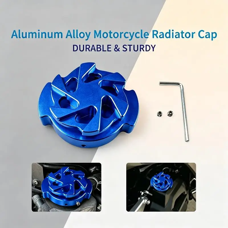 Aluminum Alloy Motorcycle Gas Tank Cap Anti Rust Multi Colors For Off Road Street Bike Modification