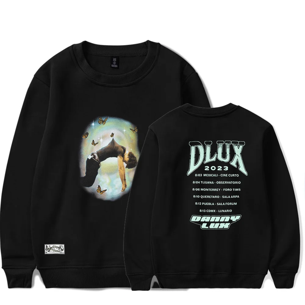 

Fashion DannyLux Crew Neck Sweatshirt 2023 Tour Concert Merch Popular Graphics sided Print Unisex Trendy Casual Streetwear Men