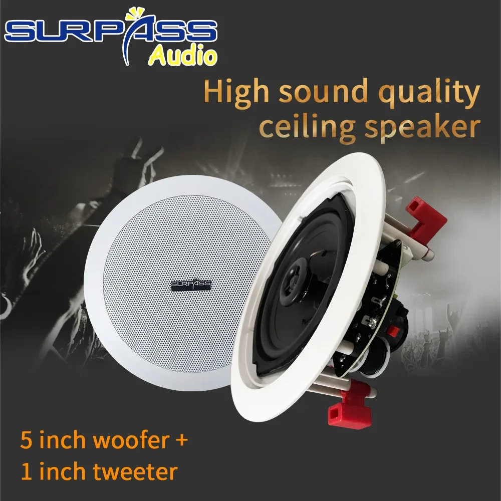 

4CH Touch Screen Music Display Baffles Equalizer In Wall Amplifier Home Theater