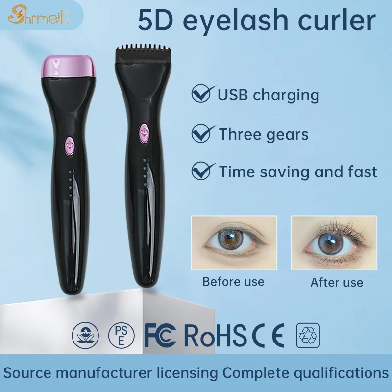 New Electric Eyelash Curler, Electric Eyelash Curling Device, Portable And Rechargeable For Beginners, Sunflower Eyelashes