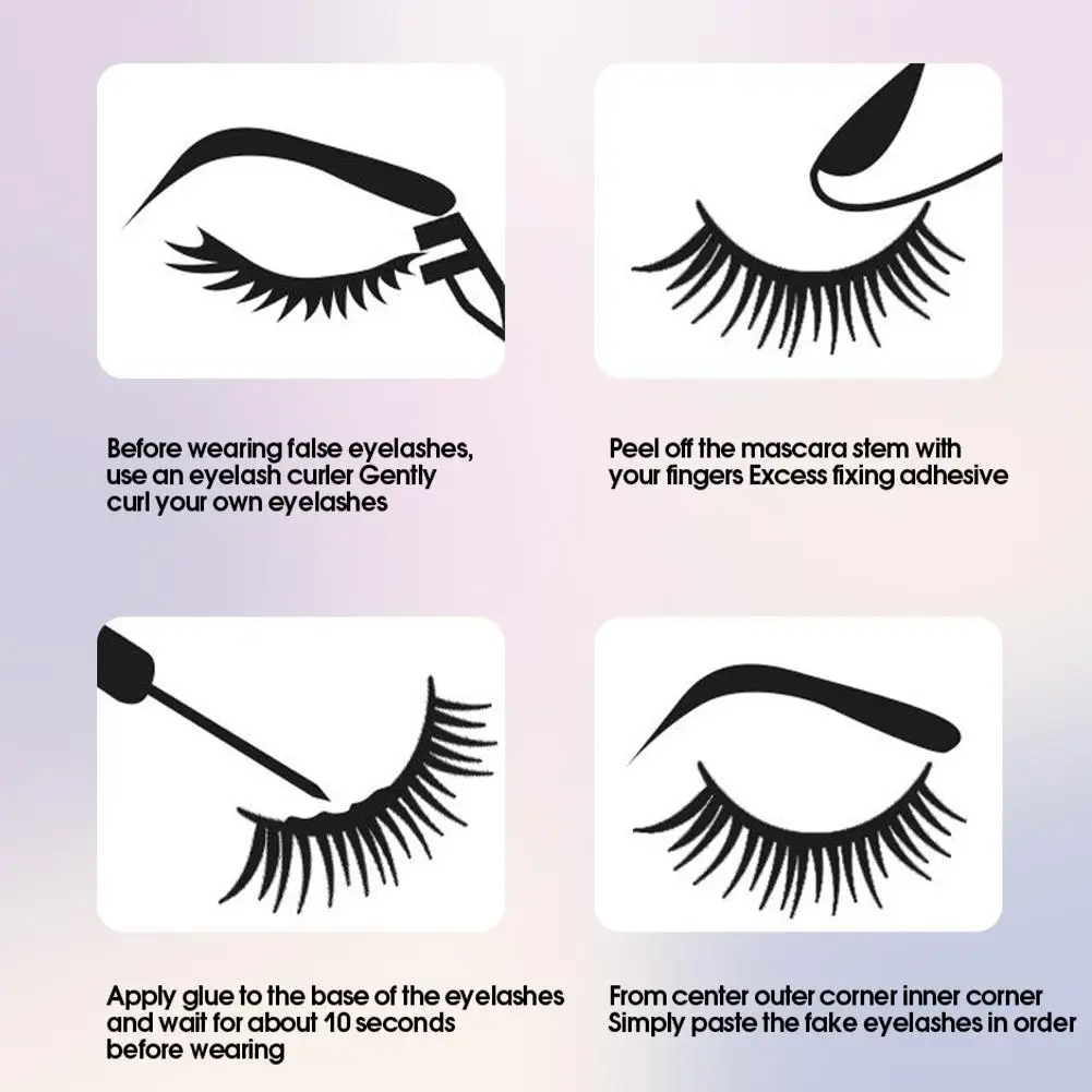 Sztuczne rzęsy Dream Deer, rzęsy w kształcie litery V, naturalne, transparentne, narzędzia do makijażu, kępki rzęs, kosmetyki do cosplayu, sztuczne rzęsy.