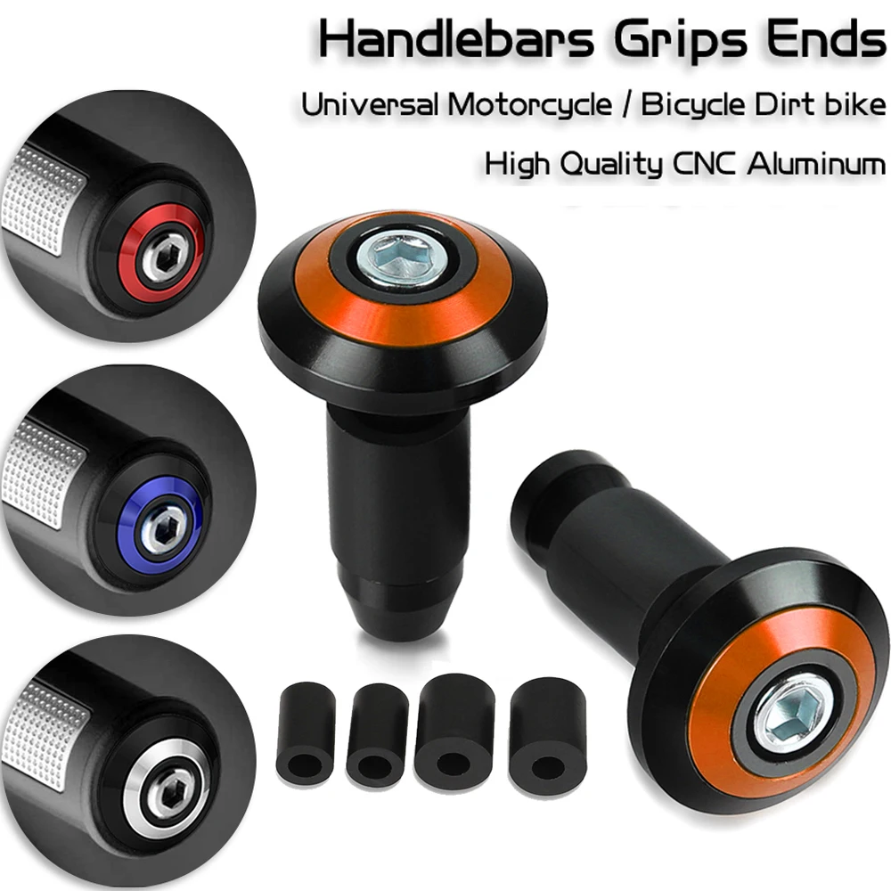 22mm Motorcycle Handlebar Grips End Handle Bar Cap End Plug For HONDA CB600F CB600 CB599 CB900F Hornet 250 600 900 CB500F CB919