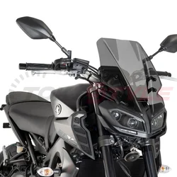 For Yamaha MT09 2017 2018 2019 2020 MT-09 FZ-09 FZ09 MT 09 '17-'20 Motorcycle Sport Touring Windshield WindScreen Wind Deflector