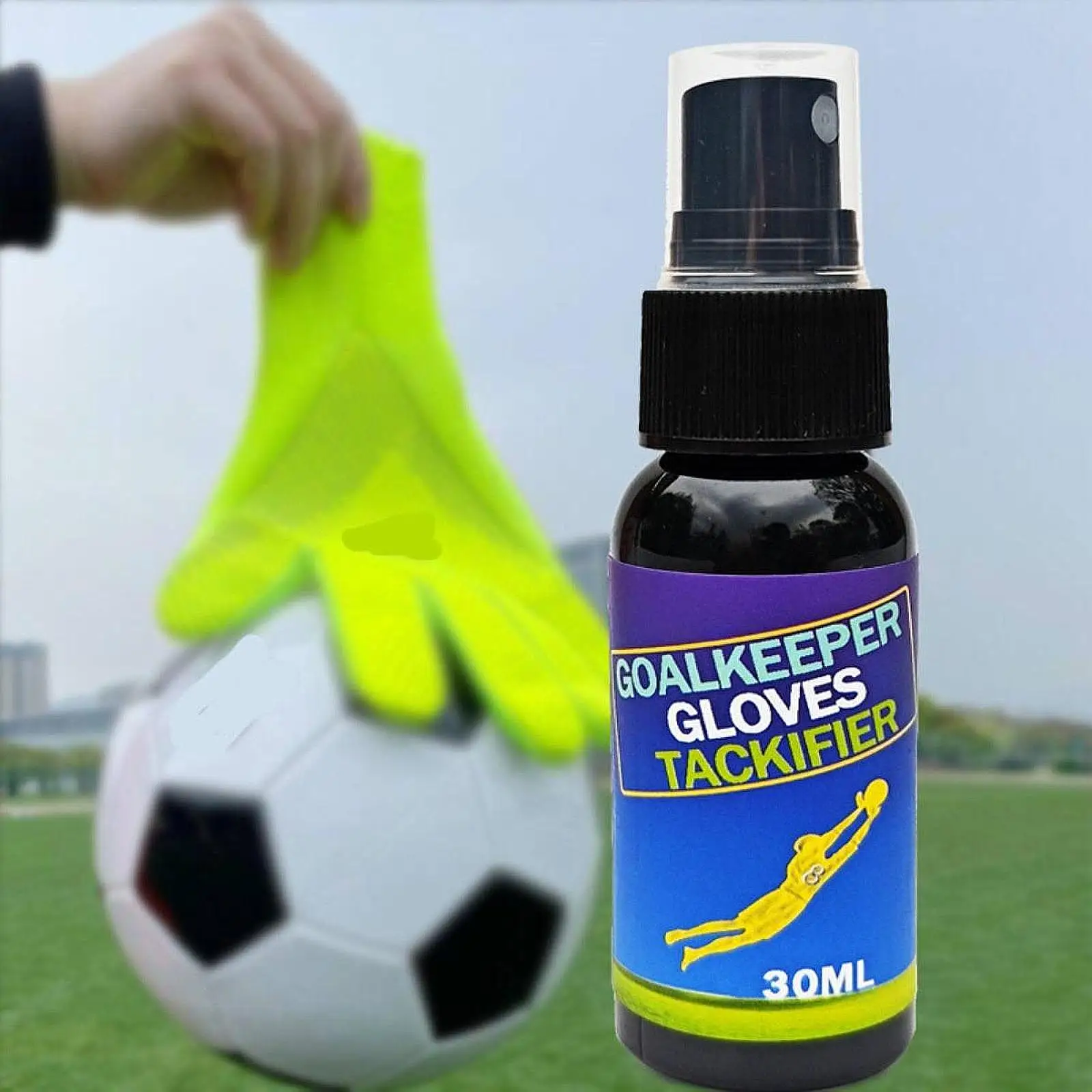 Football Sport Grips Spray Gear Soccer Firm Grip Sticky Equipment Protection Spray Goalkeeper Firm Grip Enhance Sticky Accessory