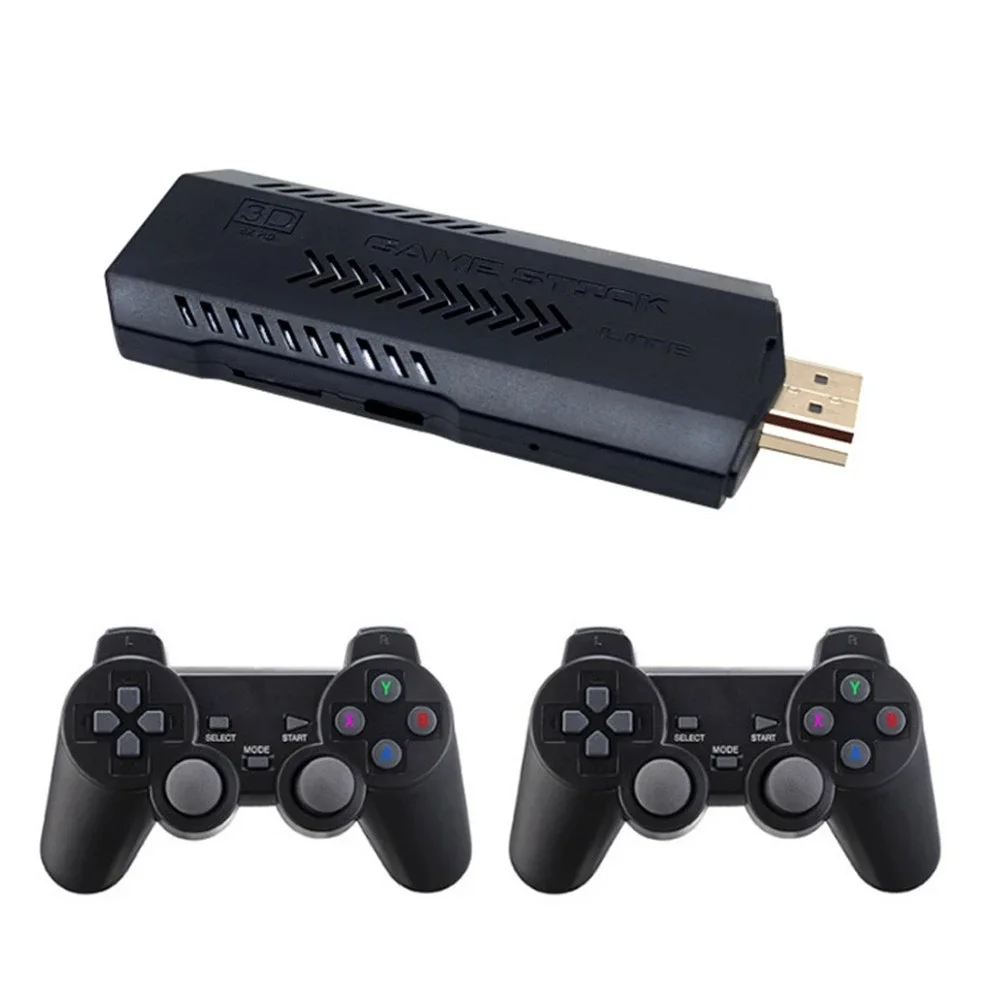 NEW X2 Plus Retro Video Game Console 4K HD Output Game Stick Emuelec 2.4G Wireless Controllers 3D PSP/PS1 40Simulators Games