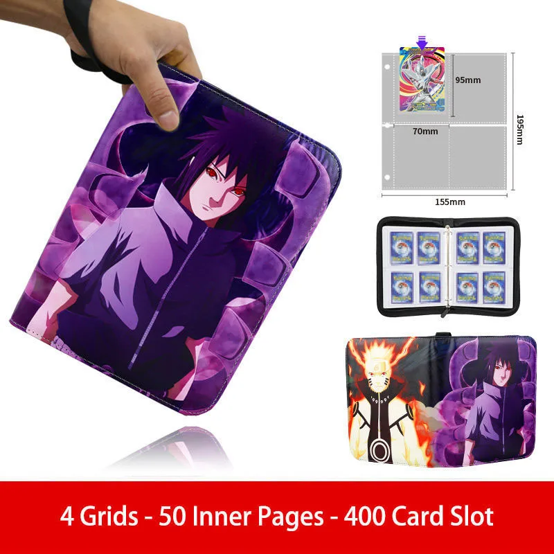 NARUTO Card Binder Holder 9 Pocket Trading Anime Cards Album