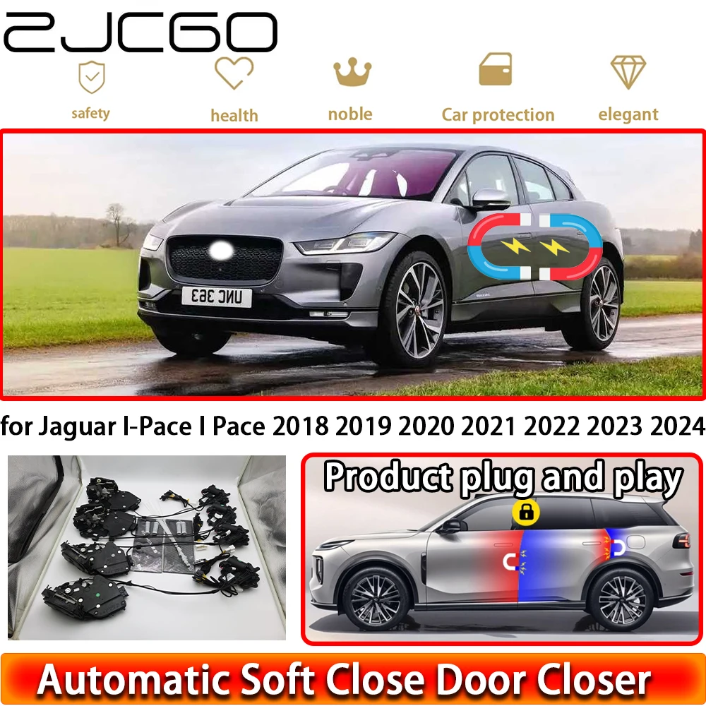 for Jaguar I-Pace I Pace 2018 2019 2020 2021 2022 2023 2024 Soft Close Door Power Closing Latch System Auto Pull Door Easy Close