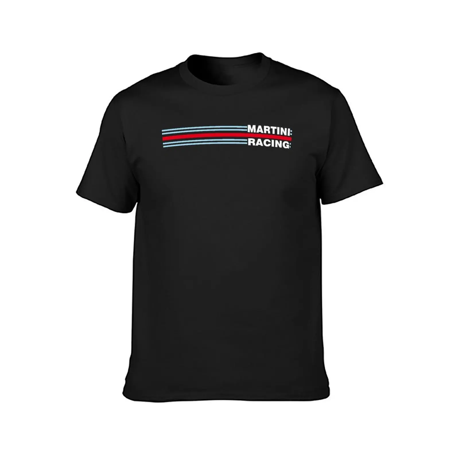 Martini Racing horizontal stripe T-Shirt sweat plus sizes tees plus size tops mens t shirts