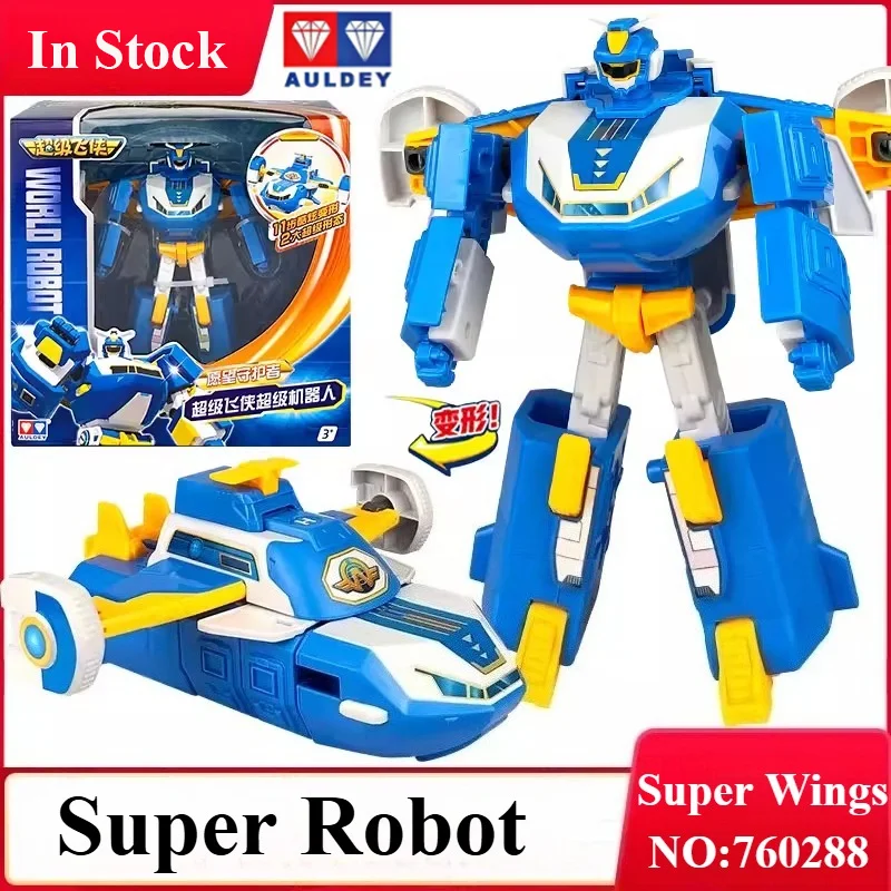 

Auldey Super Wings Super Base Transformation Robo Launcher Toys Deluxe Robot Deformation Set Collectible Gift for Kids Boys