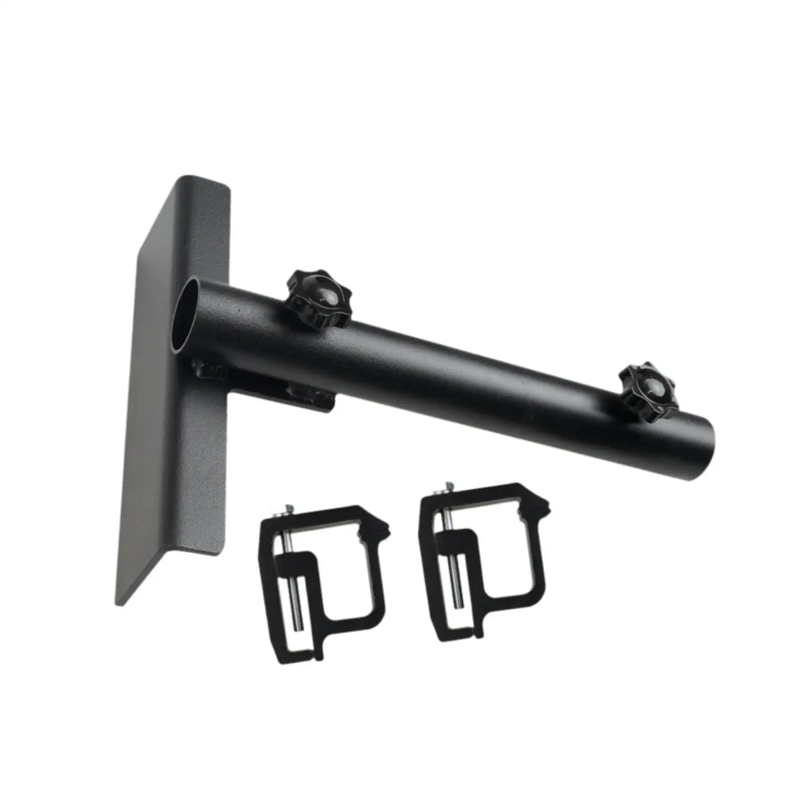 

Universal Black Flagpole Holder Iron Heavy Duty Side Mount No Drill Fit for Toyota for tacoma Truck
