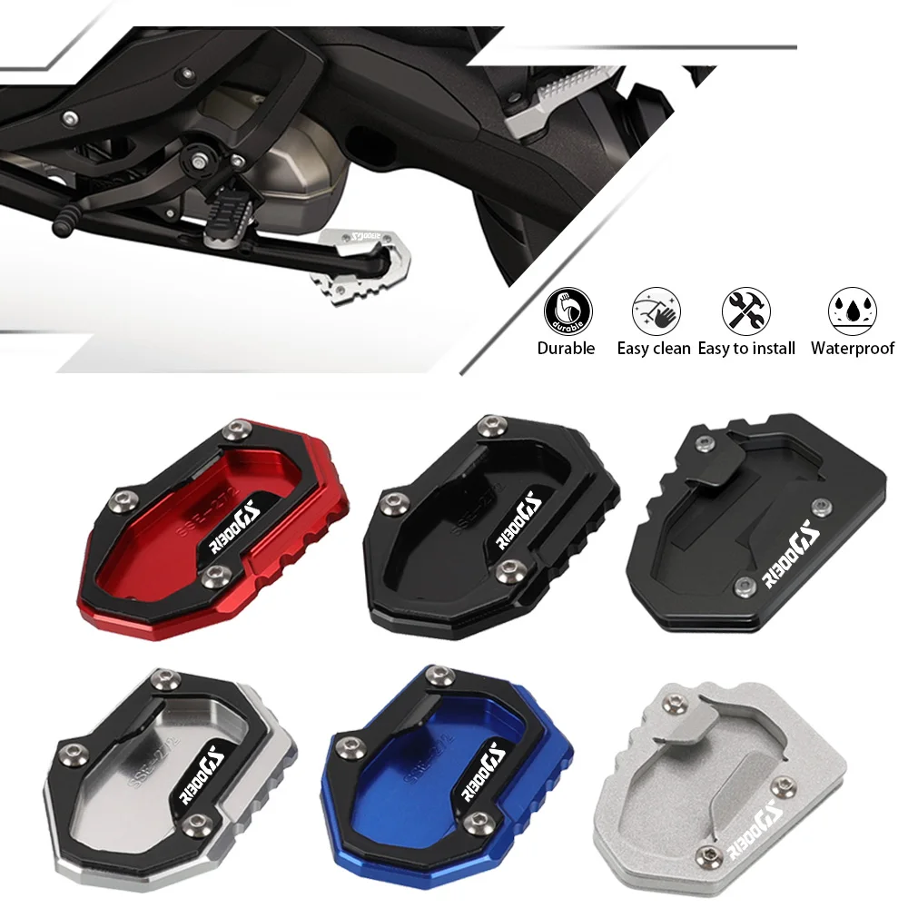 

CNC FOR BMW R1300GSAdventure R1300GS TE Kickstand Side Stand Extension Enlarger Plate Pad 2023 2024 2025 R1300GS Adventure