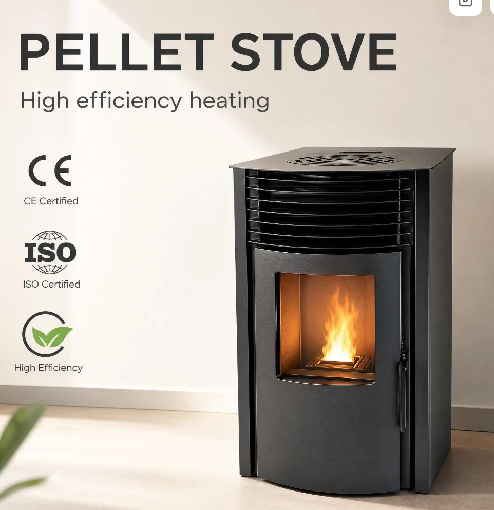 Home Cooking Heater - Pellet Stoves for Houses 6kW Indoor
