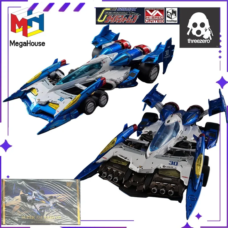 

Threezero Original Authentic MegaHouse/VA (Variable Action) Series Future GPX Cyber Formula/Super Asurada 01 Mech Model Toy Gift