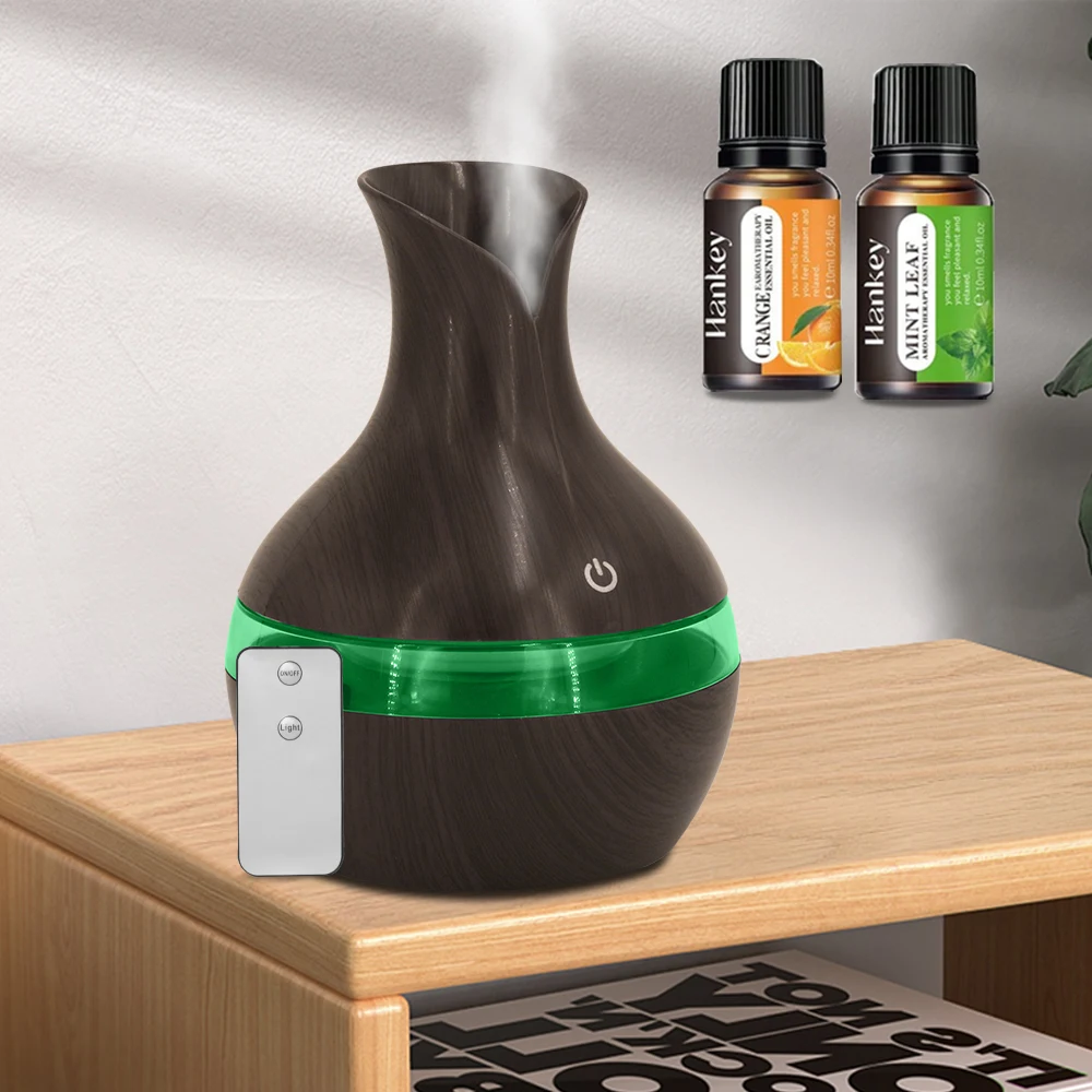 

Dreamy 7-Color Ultrasonic Humidifier 300ml Essential Oils Diffuser with Remote Control & Gentle Auto Shut-Off for Sleep Aid
