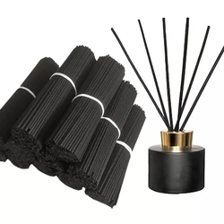 1000Pcs 5/4/3mmX L19/20/25/40cm Premium Black Fiber Replacement Stick for Essential Oil, Reed Diffuser Stick for Home Fragrance,