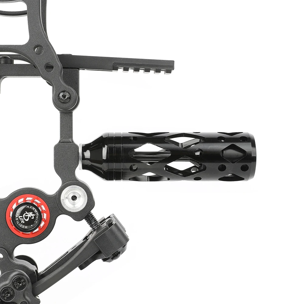 

5,5-дюймовый стабилизатор для лука из алюминиевого сплава, полый балансировочный стержень с амортизацией для блочных и традиционных луков, для охоты и стрельбы по мишеням